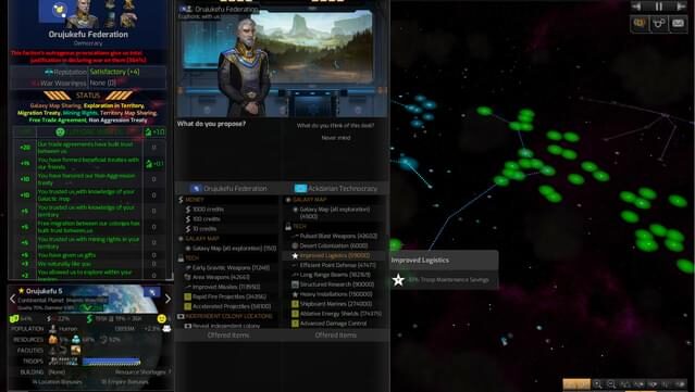 Distant Worlds Gameplay Screenshot