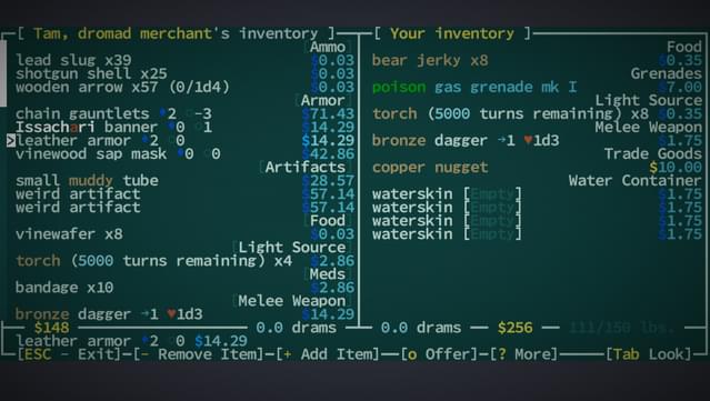 Caves of Qud Gameplay Screenshot