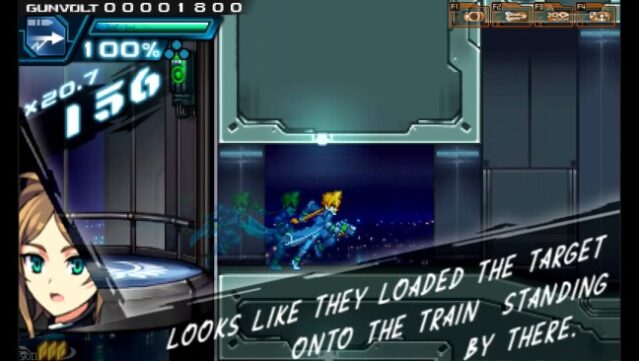 Azure Striker Gunvolt Gameplay Screenshot