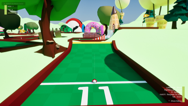 Candy Golf Gameplay Screenshot