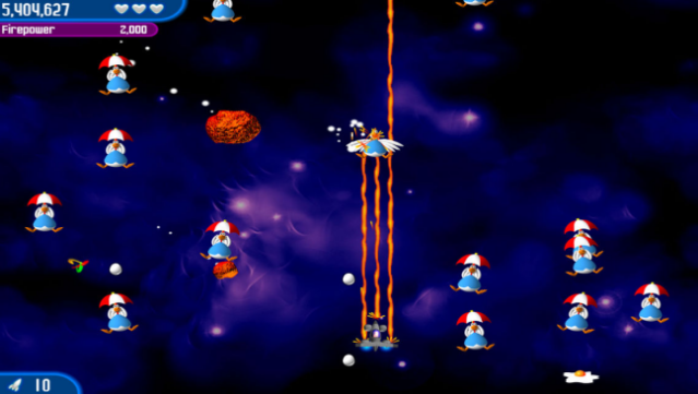 Chicken Invaders Gameplay Screenshot