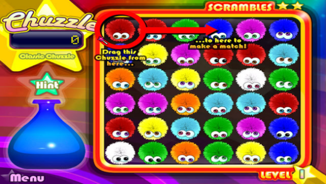 Chuzzle Deluxe Gameplay Screenshot