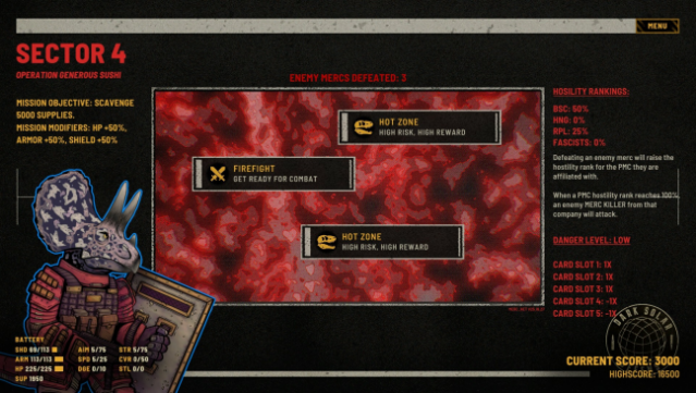 DINO MERCS Gameplay Screenshot