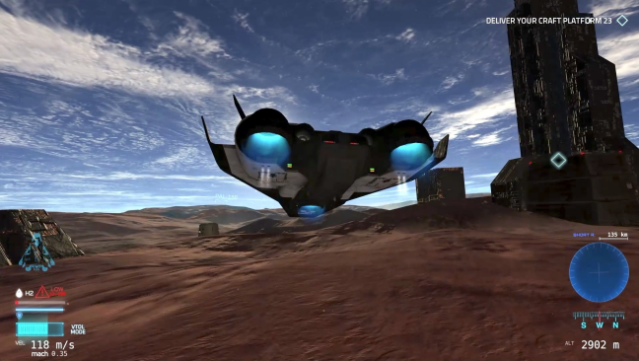 Flight of Nova Gameplay Screenshot