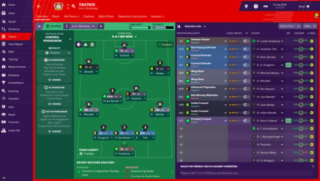 Football Manager Gameplay Screenshot
