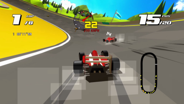 Formula Retro Racing Gameplay Screenshot