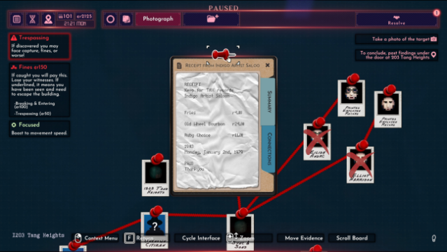 Shadows of Doubt Gameplay Screenshot