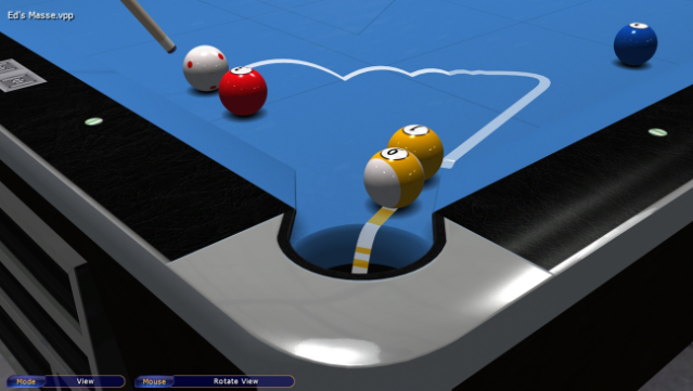 Virtual Pool Gameplay Screenshot