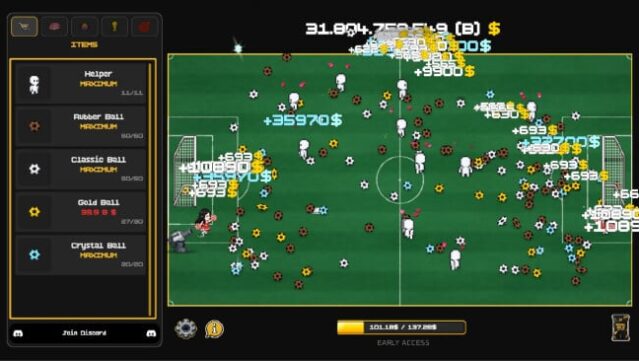 Goal Idle Gameplay Screenshot